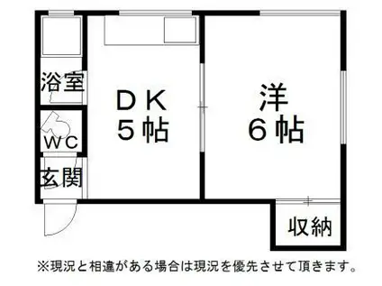 RIZE ONE 阿倍野3(1DK/4階)の間取り写真