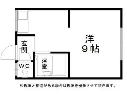 RIZE大和高田(ワンルーム/2階)の間取り写真