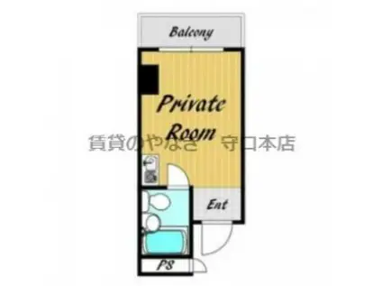 TS CUBE 緑町(ワンルーム/6階)の間取り写真