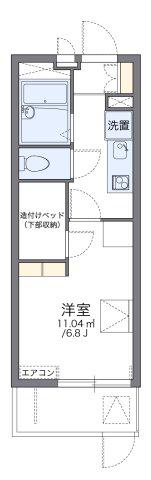 レオパレスサンク大日(1K/1階)の間取り写真