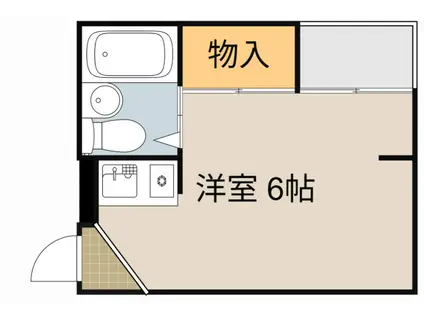 ビッグバーンズマンション栄町(ワンルーム/3階)の間取り写真