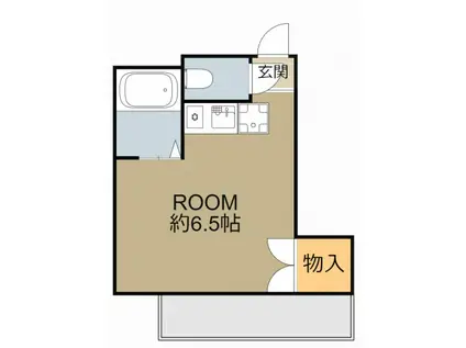 メゾンジョイ(ワンルーム/3階)の間取り写真