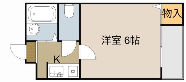 RENATUS寝屋川(1K/4階)の間取り写真