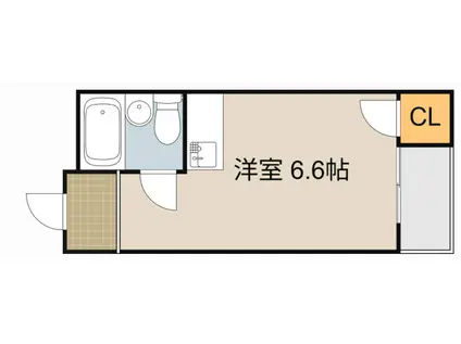 アパートメント寝屋川2(ワンルーム/2階)の間取り写真