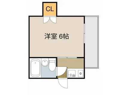 シャルマン池田33(1K/3階)の間取り写真