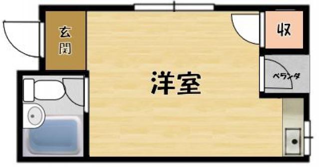 リバーサイド松屋町(ワンルーム/4階)の間取り写真