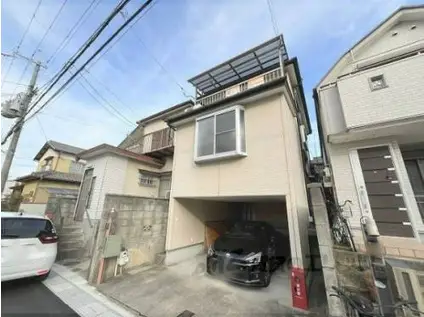 近鉄京都線 久津川駅 徒歩10分 2階建 築51年(3LDK)の外観写真