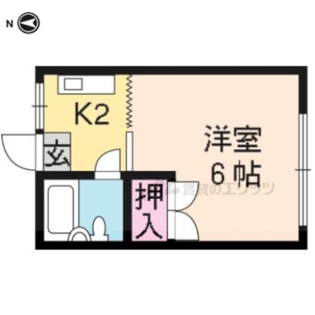 ドールハウス(1K/3階)の間取り写真