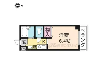 ヴィラ・マーキュリー(1K/3階)の間取り写真