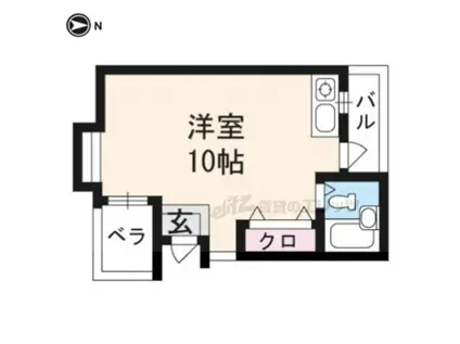 CASA TAKAMURA(ワンルーム/1階)の間取り写真
