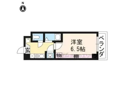 グランランヴェール(1K/2階)の間取り写真