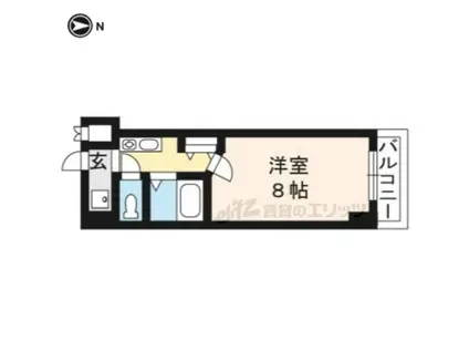 NAVI(1K/2階)の間取り写真