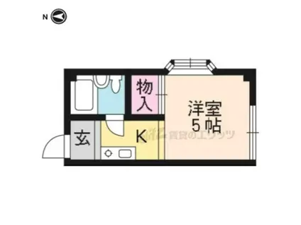 LEST.10(1K/3階)の間取り写真