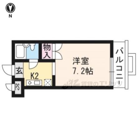 プルミエール増見(1K/3階)の間取り写真