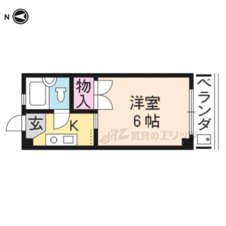 ロイヤルコーポタカノ(1K/3階)の間取り写真