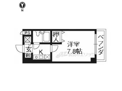 ルミネスプラザ(1K/5階)の間取り写真