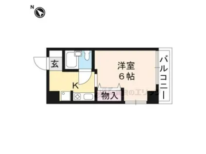 HAIB21(1K/3階)の間取り写真