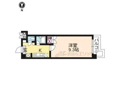 アートプラザ124(1K/2階)の間取り写真