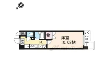 アートプラザ124(1K/4階)の間取り写真