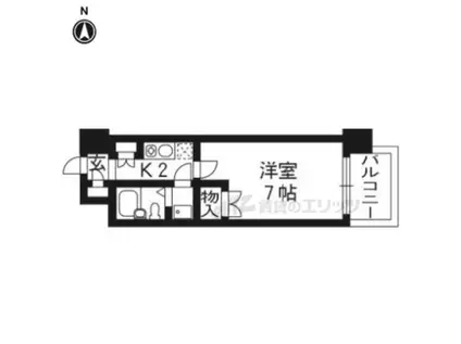 デイスターアベニュー211(1K/2階)の間取り写真
