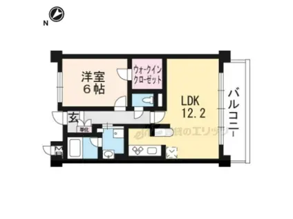 らんずF(1LDK/2階)の間取り写真