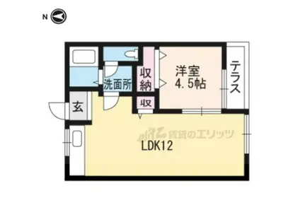 MAYUMIハイツ3番館(1LDK/2階)の間取り写真