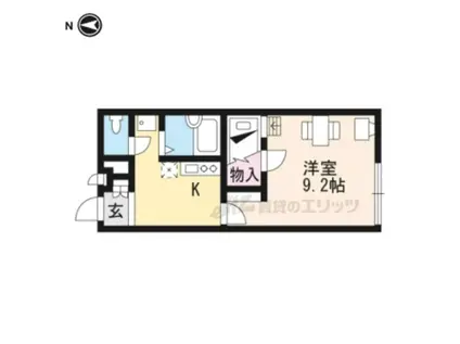 レオパレスラ グラシューズ(1K/3階)の間取り写真