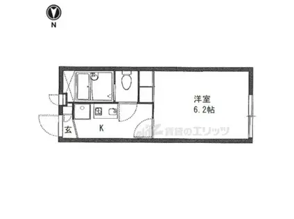 レオパレスオーキッド(1K/2階)の間取り写真