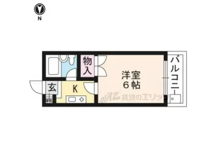 メゾン・ド・ラマージュ(1K/3階)の間取り写真