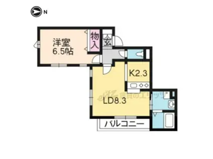 ヘーベルメゾンKATSURA(1LDK/3階)の間取り写真