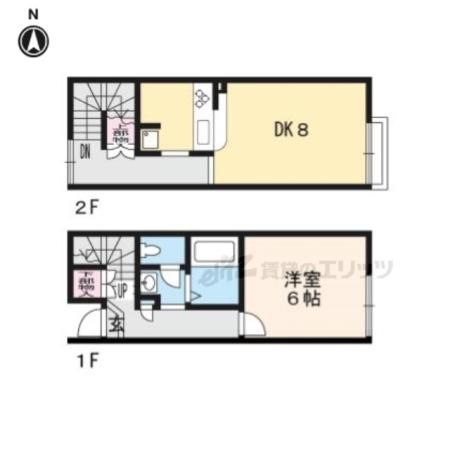 レオネクストファースト(1LDK/1階)の間取り写真