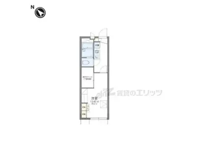 レオパレスTOMONA(1K/2階)の間取り写真