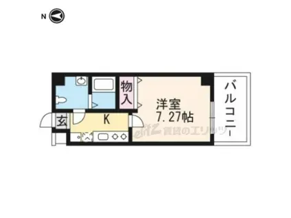 V-STYLE西院(1K/3階)の間取り写真