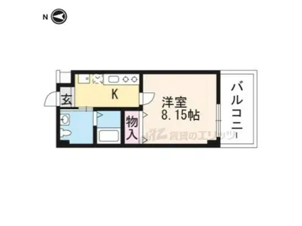 V-STYLE西院(1K/8階)の間取り写真