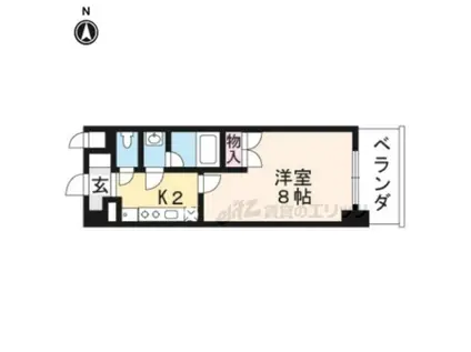 LA FONTE CAMPANA(1K/5階)の間取り写真