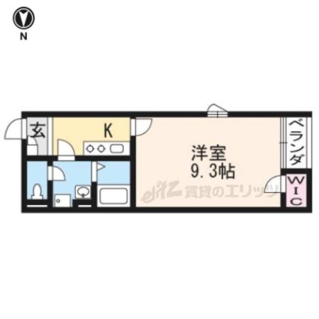 レオネクスト西芝(1K/2階)の間取り写真
