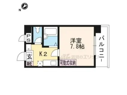 ドリーム21(1K/2階)の間取り写真