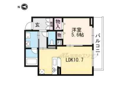 シャーメゾン シェーナ(1LDK/3階)の間取り写真