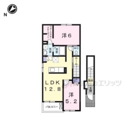 プライムレジェンド(2LDK/2階)の間取り写真
