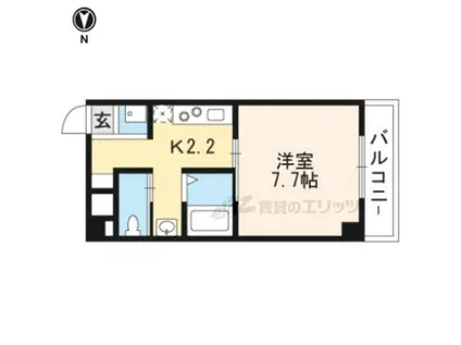 SAIレジデンス(1K/2階)の間取り写真