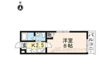 MJCLASS(1K/3階)の間取り写真