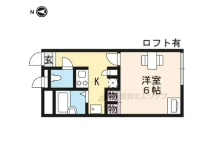 レオパレス亀岡駅前(1K/1階)の間取り写真