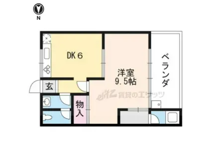 MAISON LORE(1DK/2階)の間取り写真