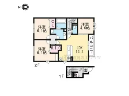 ILLA CLAIR(3LDK/2階)の間取り写真