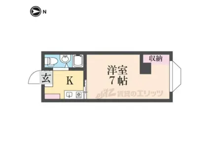 ジャンギャバン新大宮(1K/5階)の間取り写真