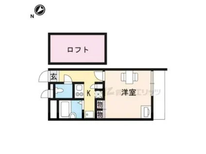 レオパレス GROW(1K/3階)の間取り写真