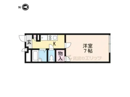 レオパレス大陽舞鶴(1K/1階)の間取り写真