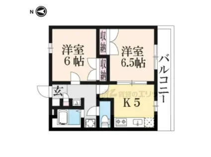 レオパレスOHI(2DK/3階)の間取り写真