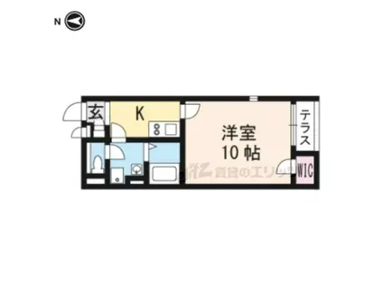 レオネクストTAKA(1K/1階)の間取り写真