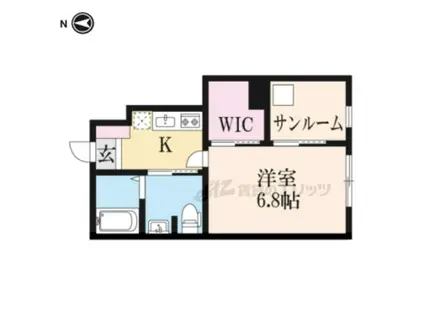 DOMANI SAKAE(1K/1階)の間取り写真